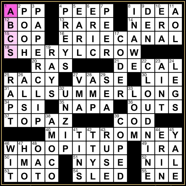 Daily Celebrity Crossword August 14 Answers App Cheaters
