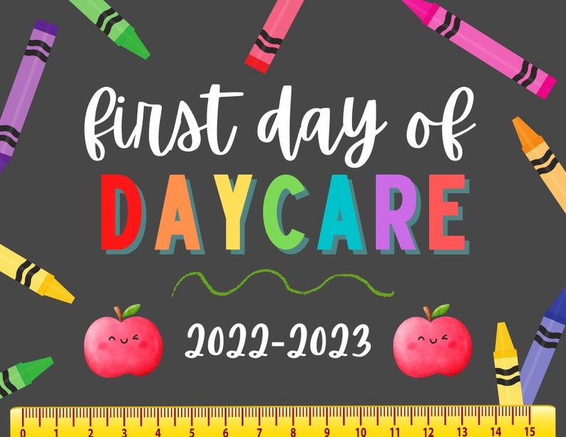 Daycare Last Day Sign Print Daycare Sign Daycare Printable Etsy