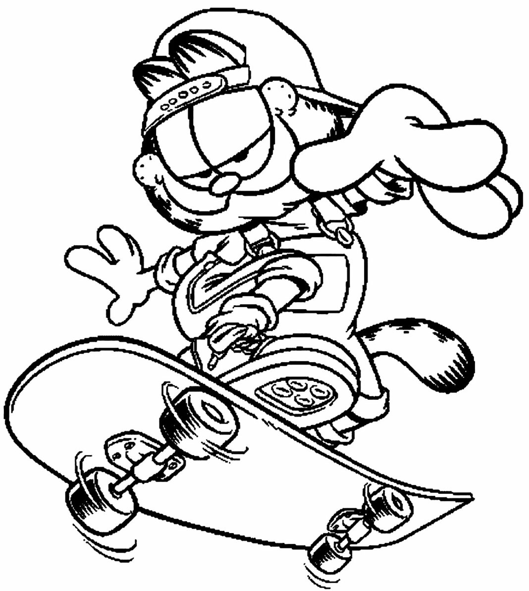 De Garfield Colouring Pages Vrogue co