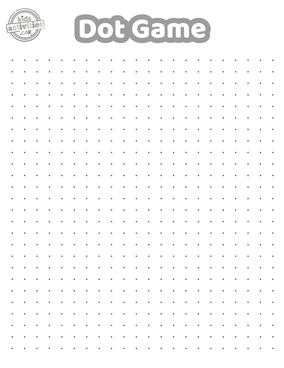 Dot Game Printable Oil Drum Art News