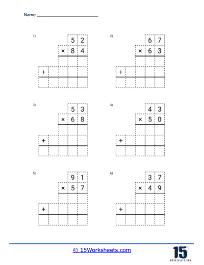 Double Digit Multiplication Worksheets 15 Worksheets Worksheets