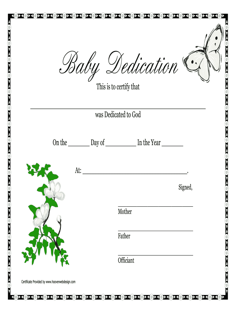 Easy Printable Christening Certificates Free