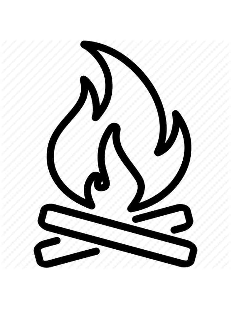 Fire Coloring Pages Download And Print Fire Coloring Pages