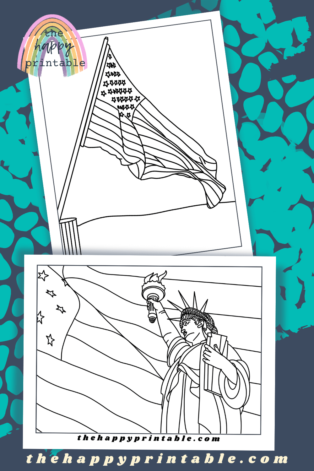 Flag Coloring Pages The Happy Printable