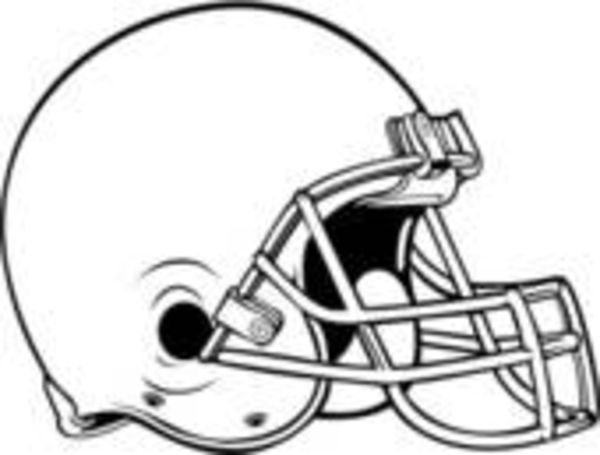 Football Helmet Outline ClipArt Best