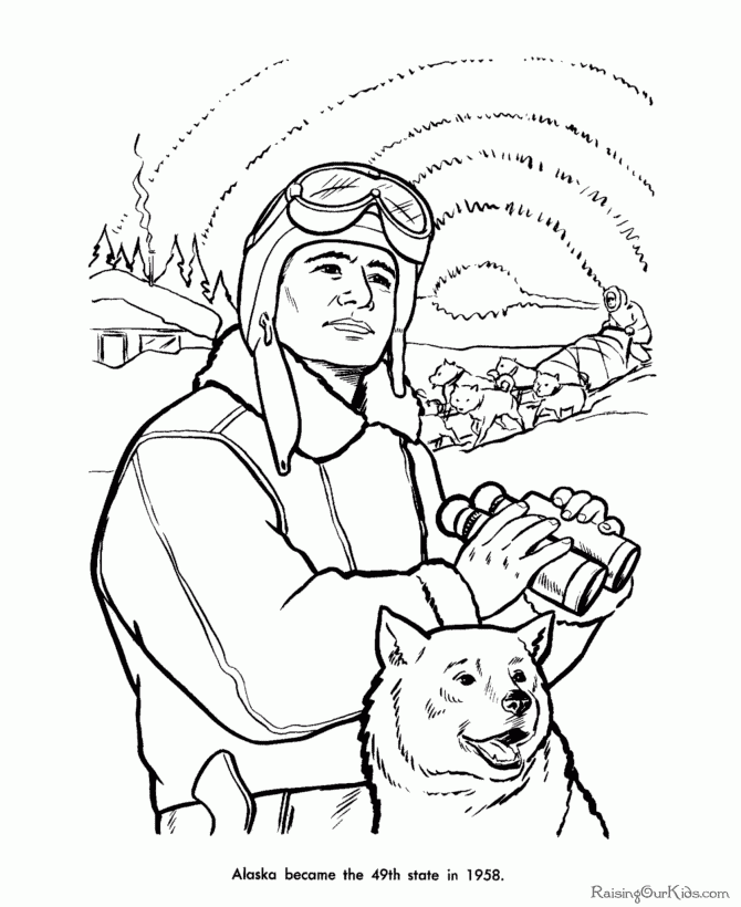 Free Alaska Coloring Pages Coloring Home