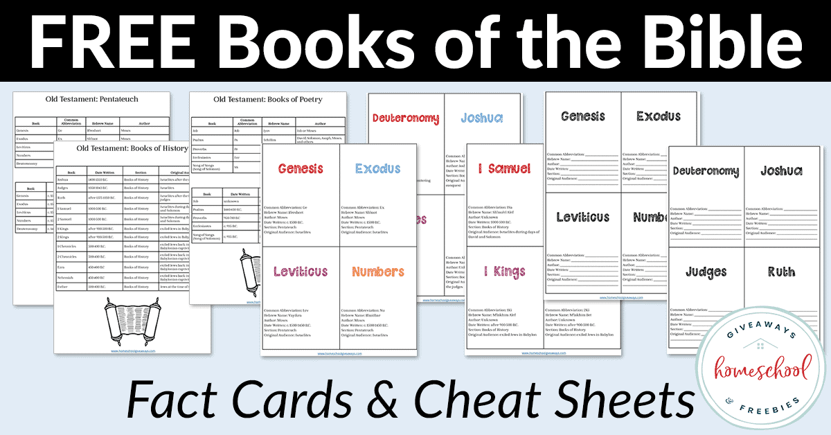 Free Bible Breakdown Printables
