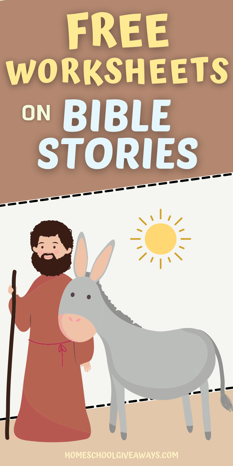 Free Bible Story Printables For Kids Artofit