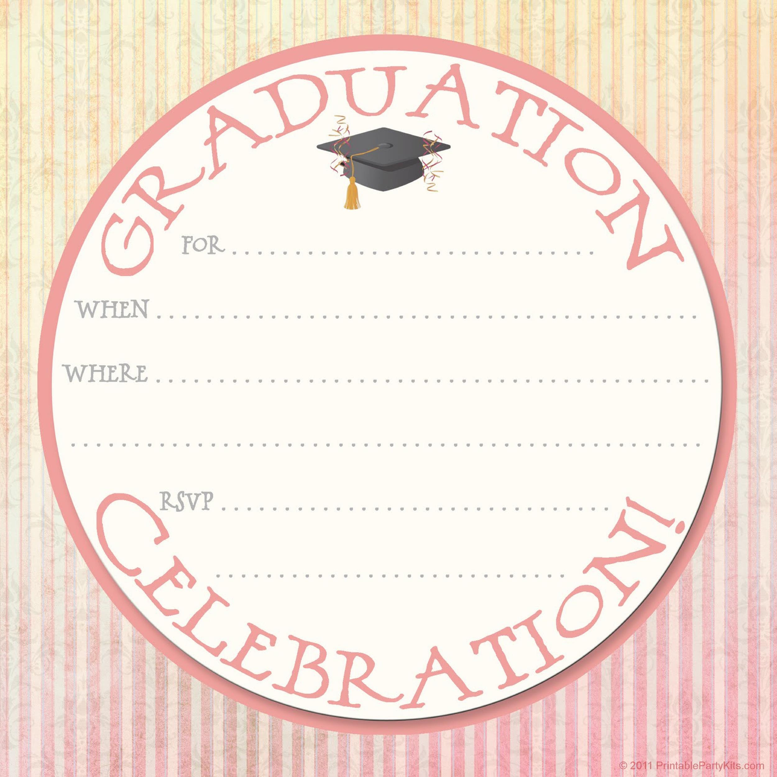 Free Graduation Invitations 2024 Kiley Merlina