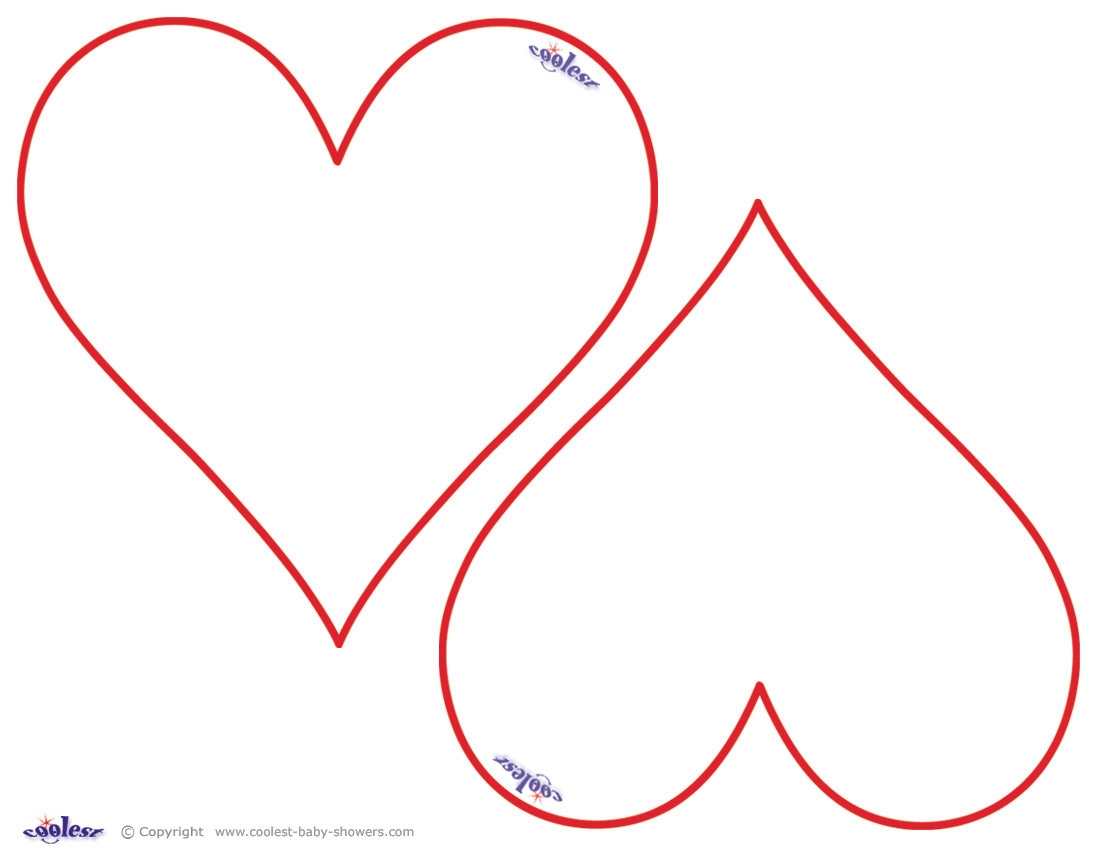 Free Large Heart Template ClipArt Best