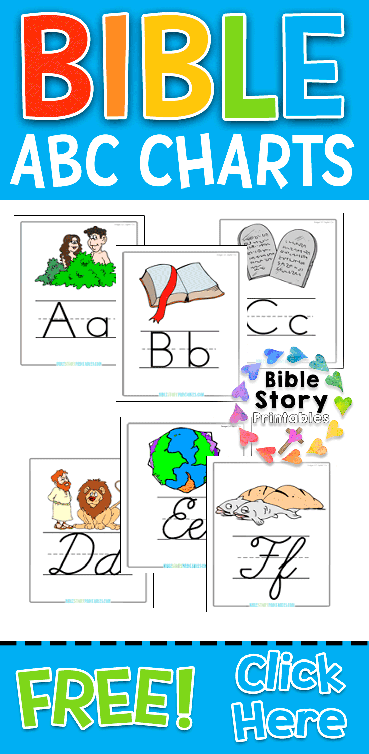 Free Printable Bible Alphabet Charts Print Cursive