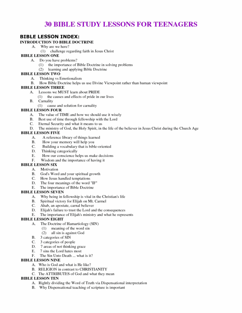 Free Printable Bible Studies For Senior Adults: Enhance Your Spiritual ...