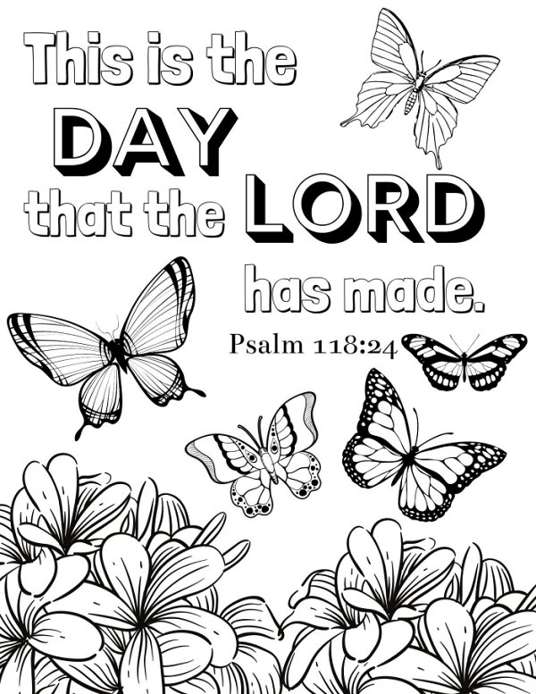 Free Printable Bible Verse Coloring Pages