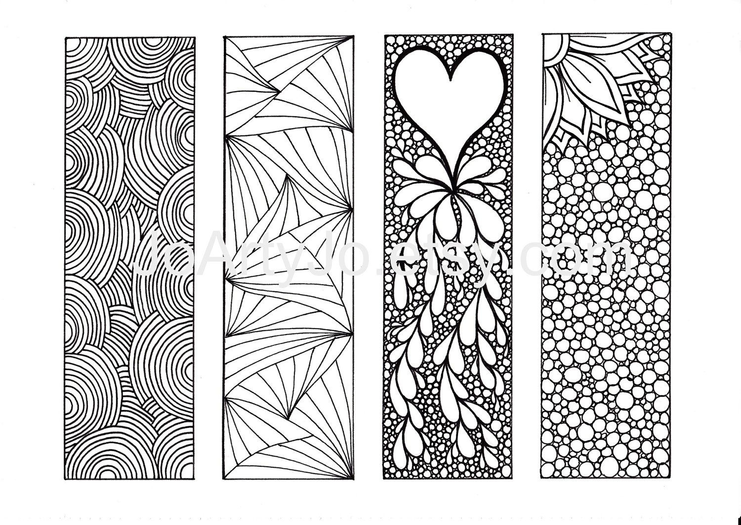 Free Printable Bookmarks To Color Free Printable