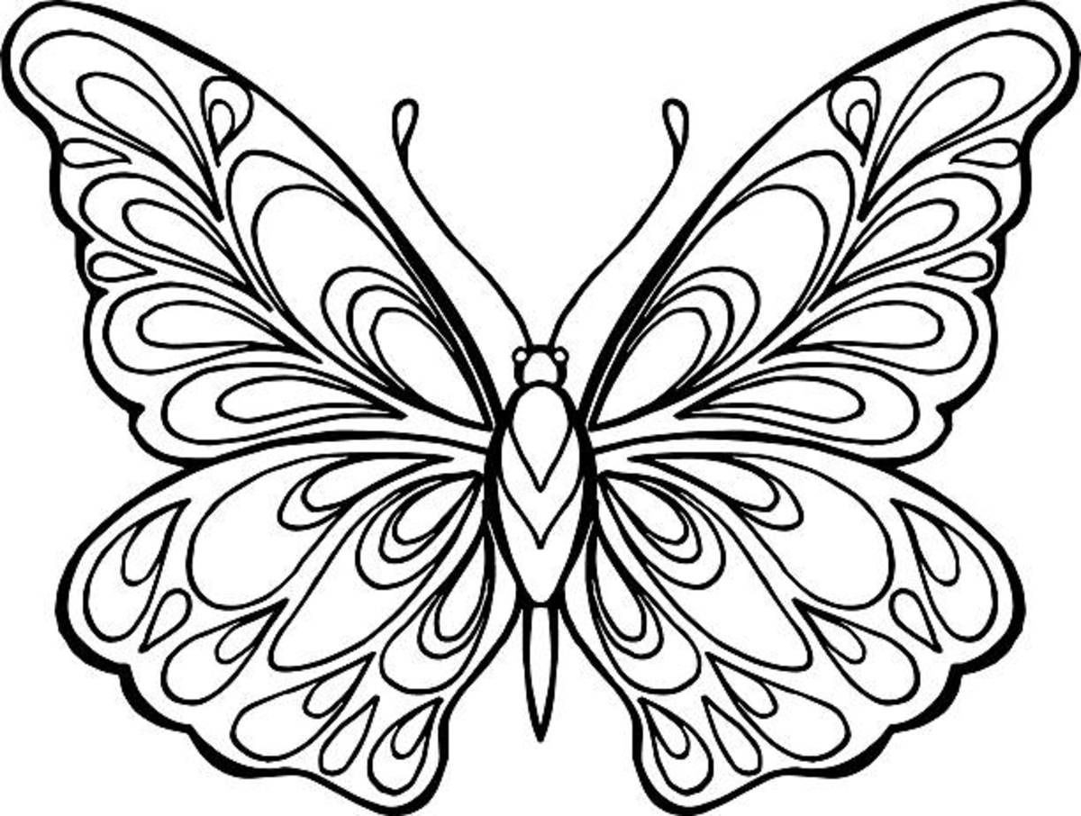 Free Printable Butterfly FREE Printable A Z