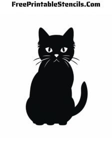 Free Printable Cat Stencils Free Printable Stencils