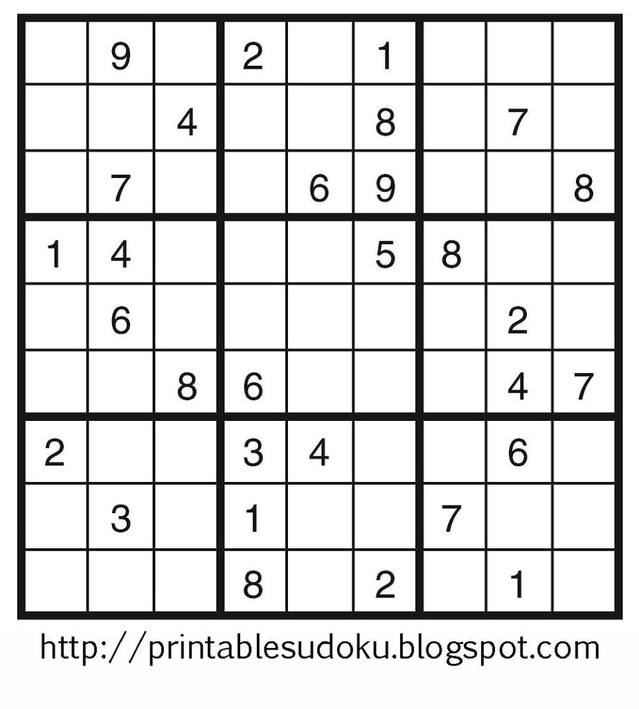Free Printable Easy Sudoku 6 Grid Sudoku Printable Sudoku Puzzles 