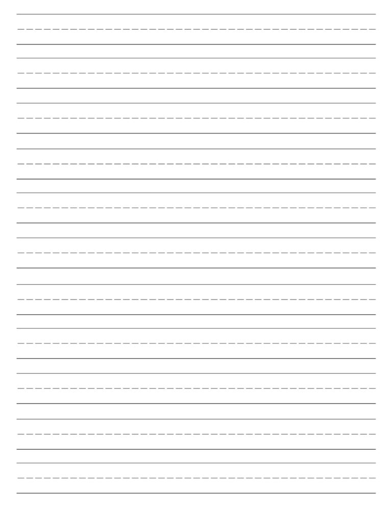 Printable Handwriting Paper: Enhance Your Writing Experience - Premium