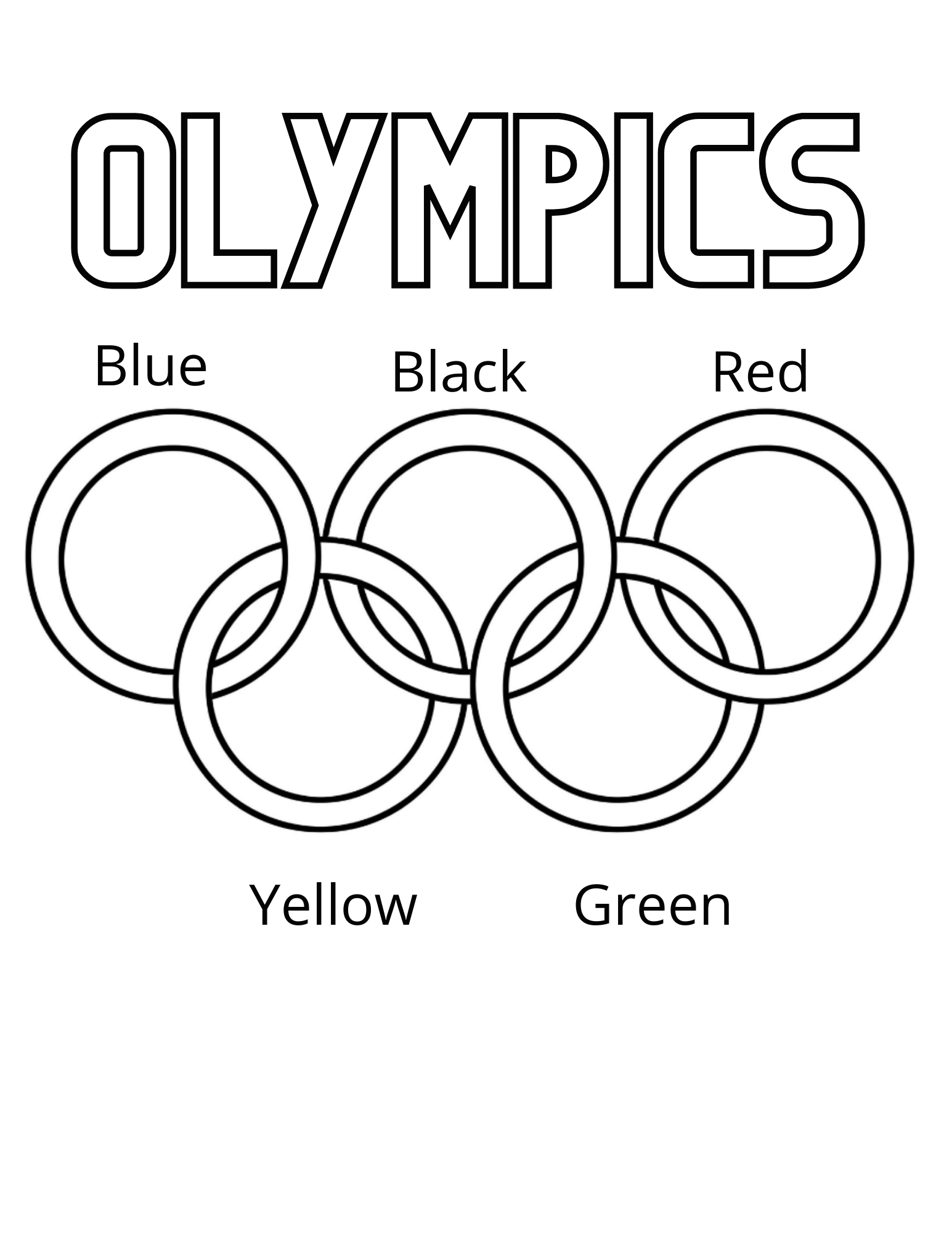 Free Printable Olympic Rings Coloring Pages Classy Mommy Free Printable Olympic Rings Coloring Pages Classy Mommy