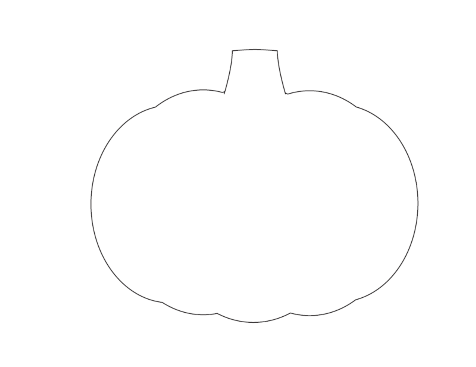 Free Printable Pumpkin Outline Download Free Printable Pumpkin Outline 