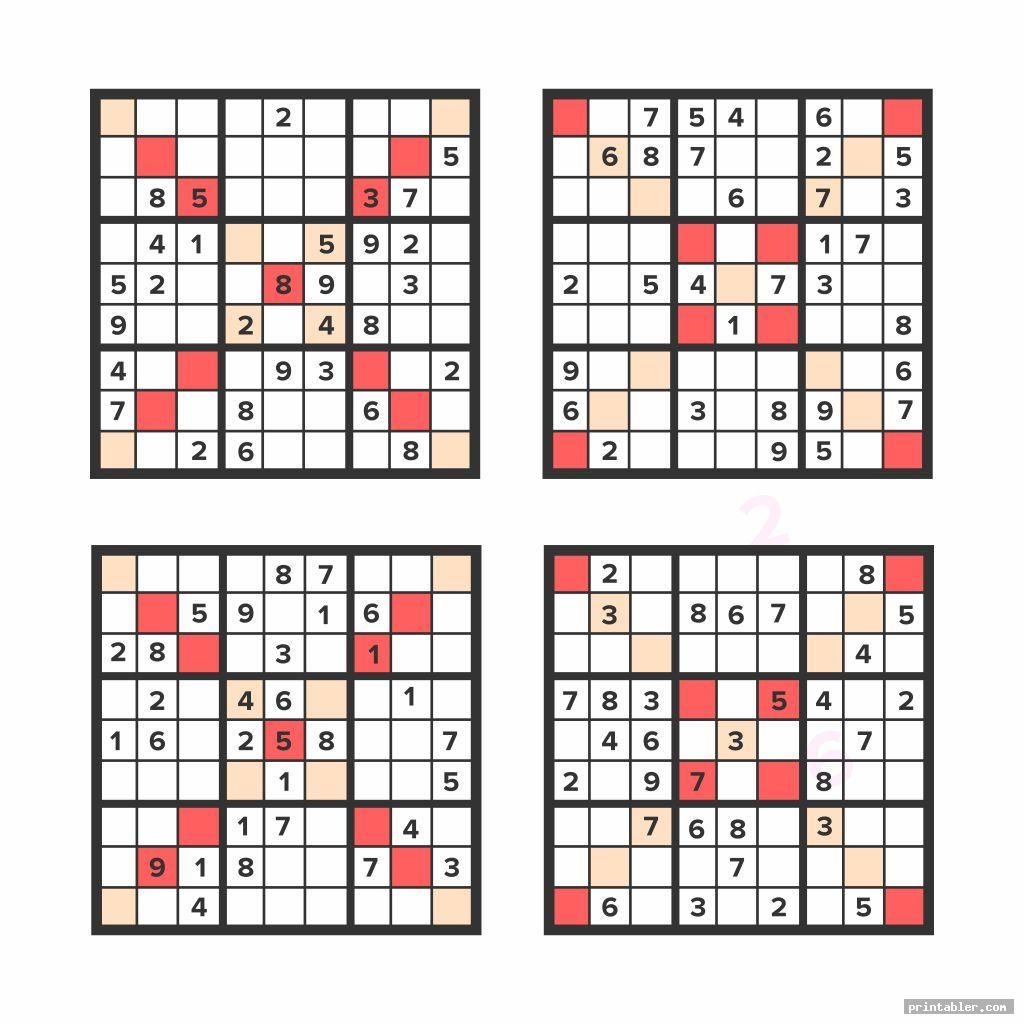 Free Printable Sudoku Puzzles Printable Templates Free