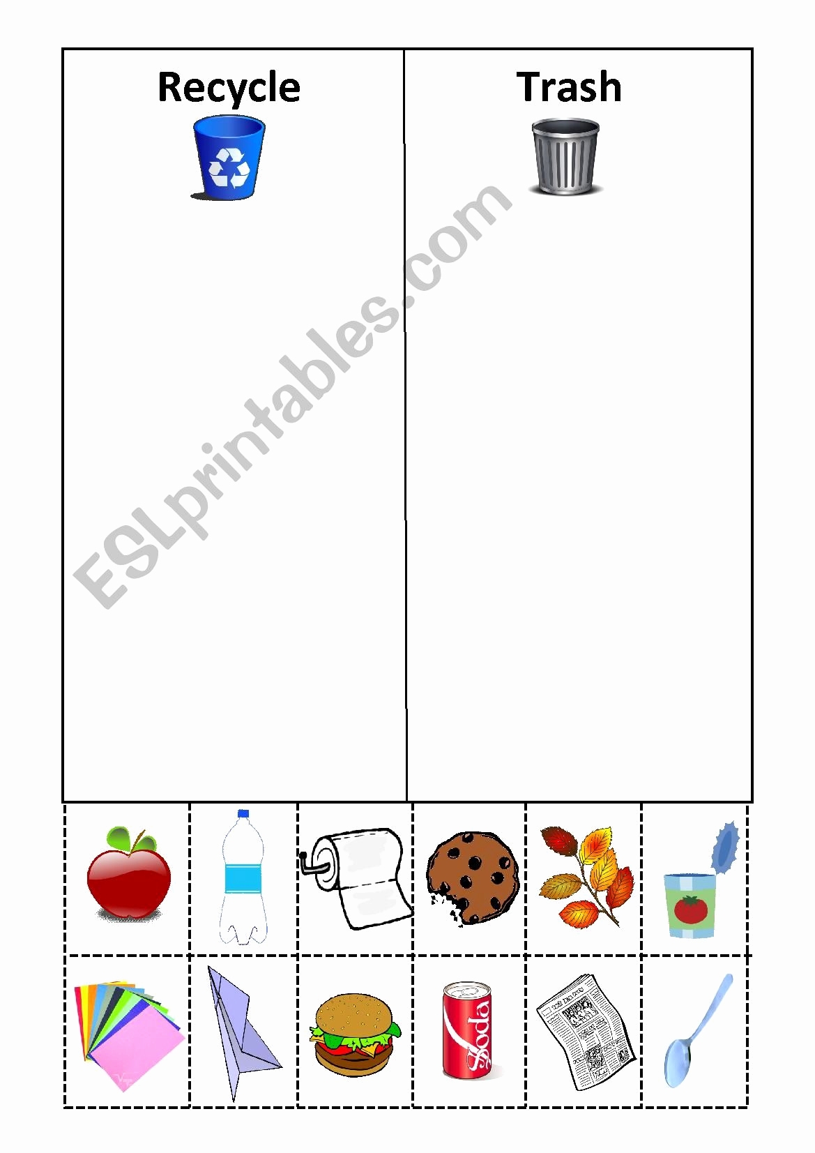 Free Recycling Worksheets Inspirational Recycle Worksheets Simple 