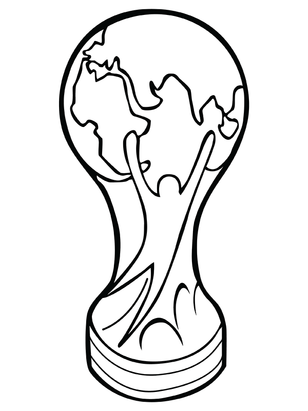 Gold Football Trophy Coloring Page Free Printable Coloring Pages For Kids