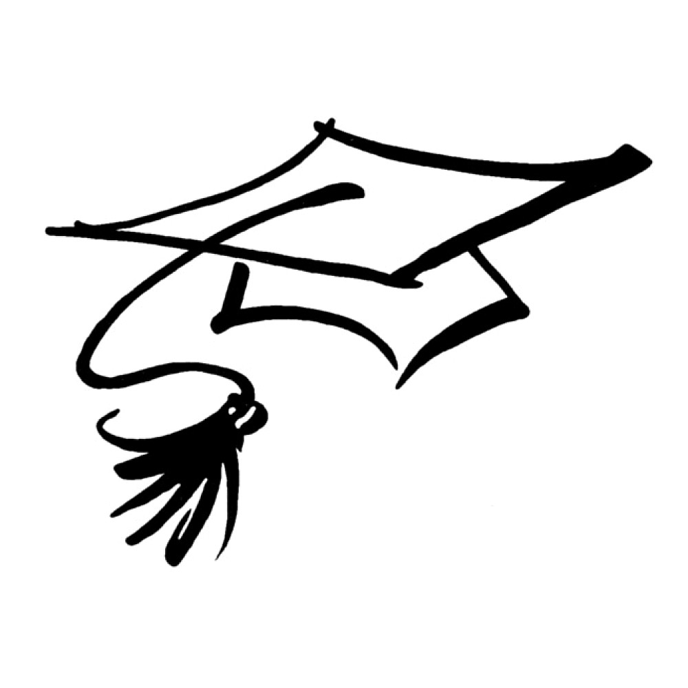 Graduation Cap Outline ClipArt Best