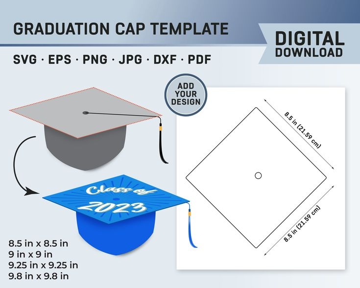 Graduation Cap Template Graduation Hat Template Graduate Cap Template 