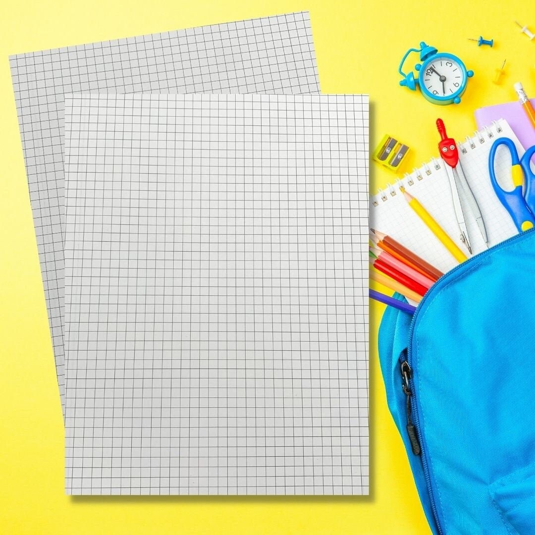 Graph Paper Template Math Graph Paper Geometry Etsy