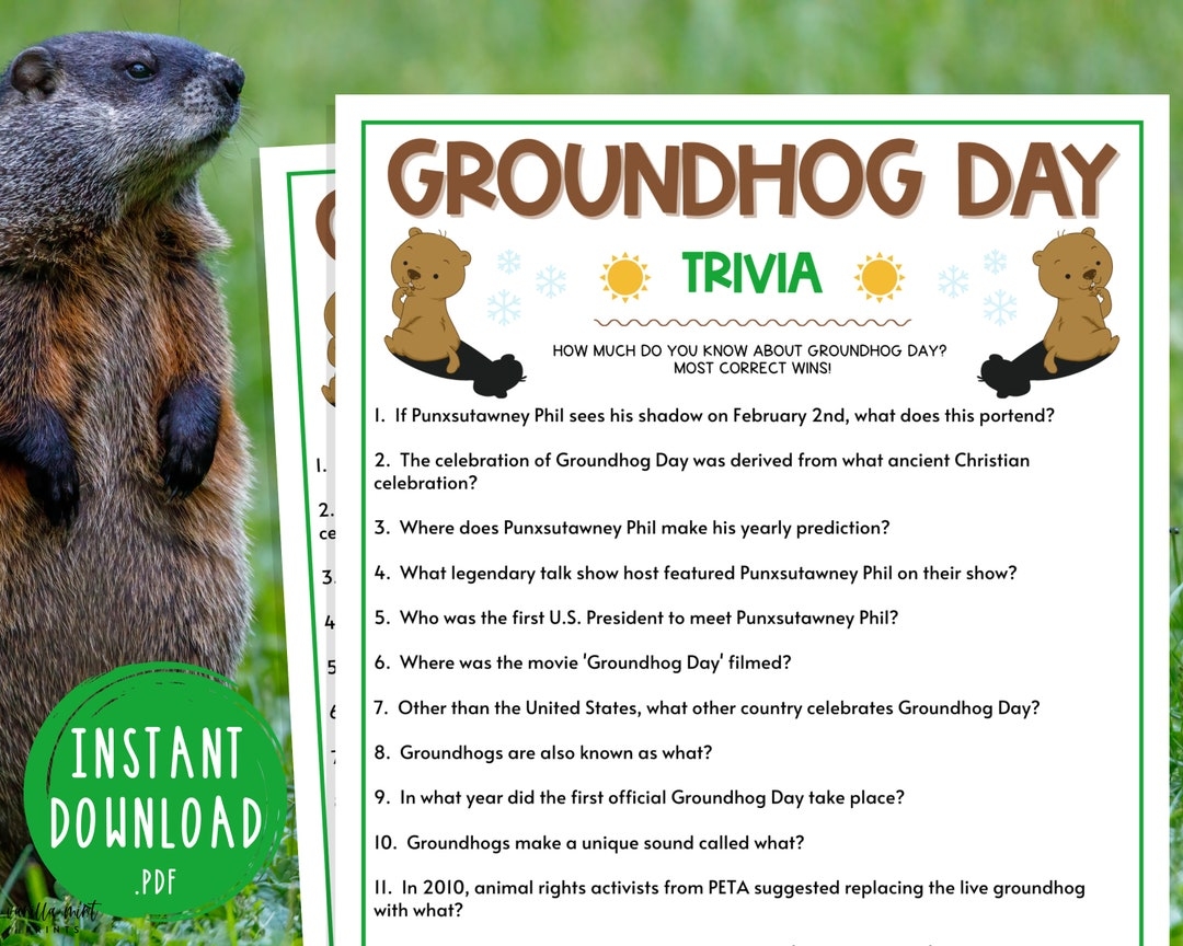 Groundhog Day Trivia Mom Wife Busy Life 