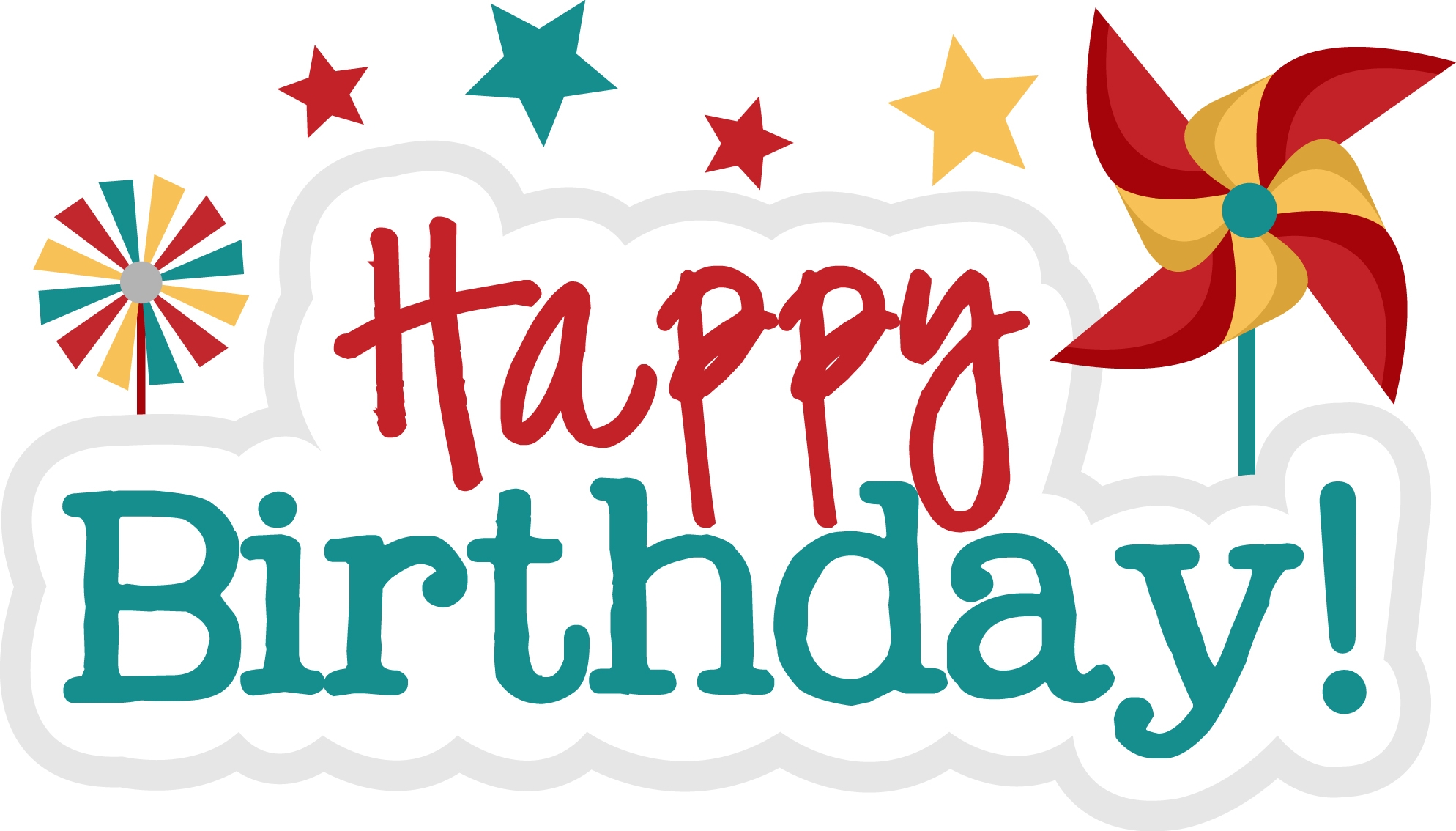 Happy Birthday Word Clip Art ClipArt Best