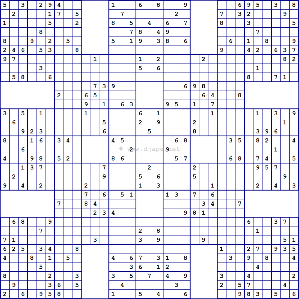 Hard Sudoku Printable Canas bergdorfbib co Printable Sudoku Super 