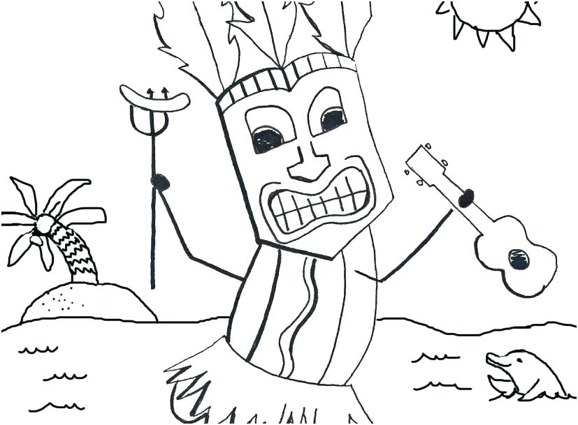 Hawaiian Themed Coloring Pages At GetDrawings Free Download