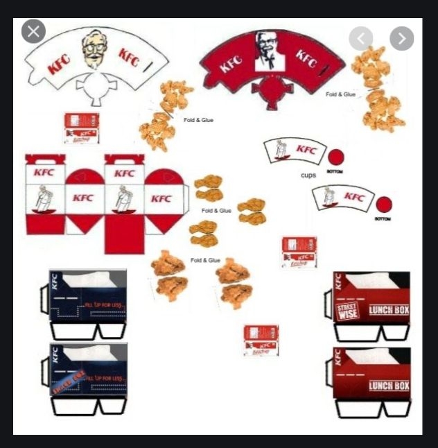 If U Want To Make A Kfc Restaurant For Barbies Or Lols U Can Use This 