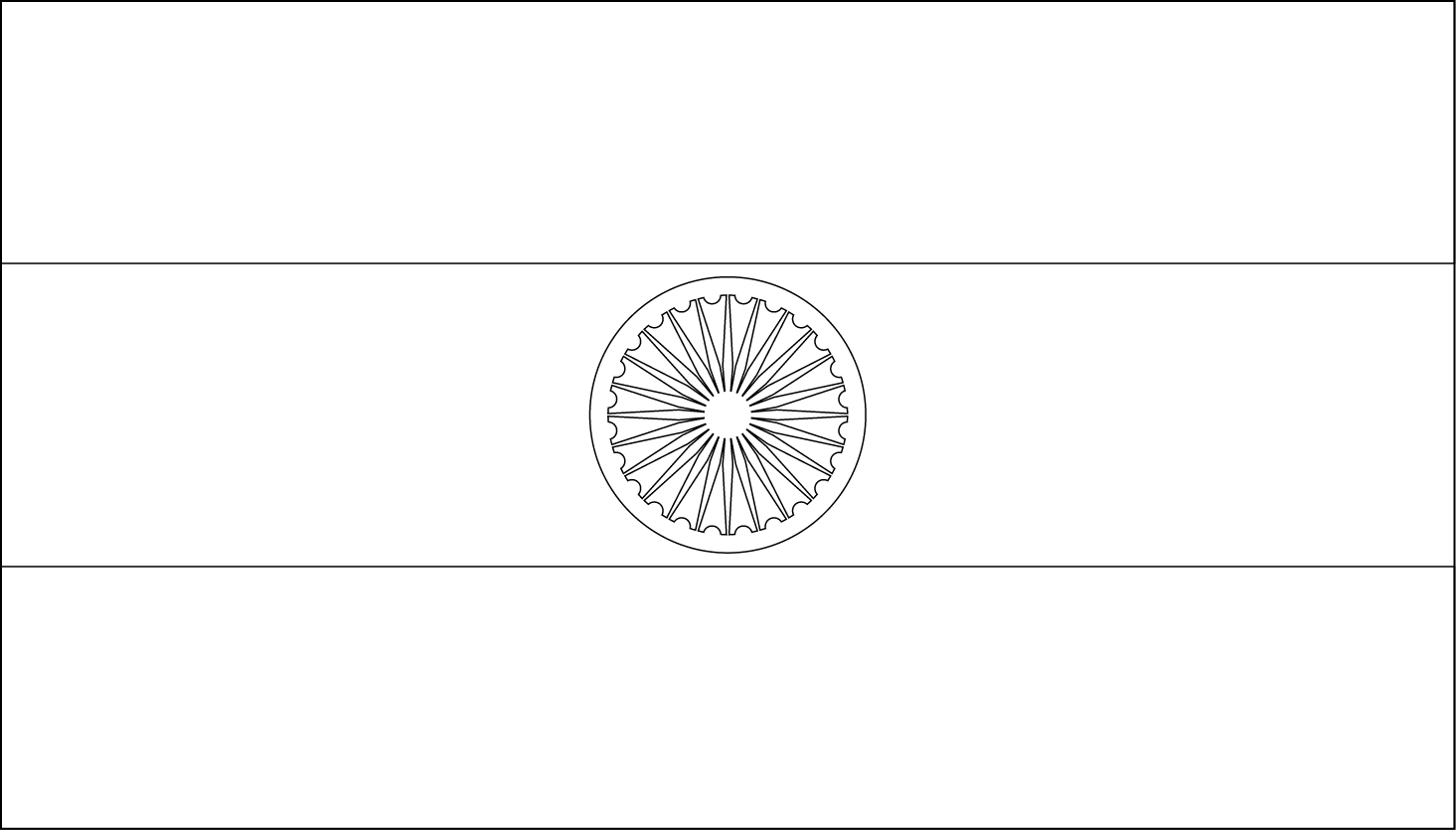 India Flag Coloring Page Coloring Home