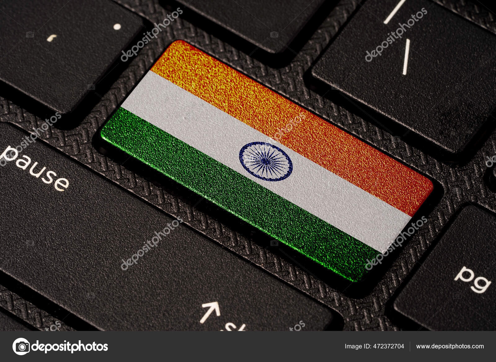 India Flag Print Screen Laptop Computer Keyboard India Country Highest 