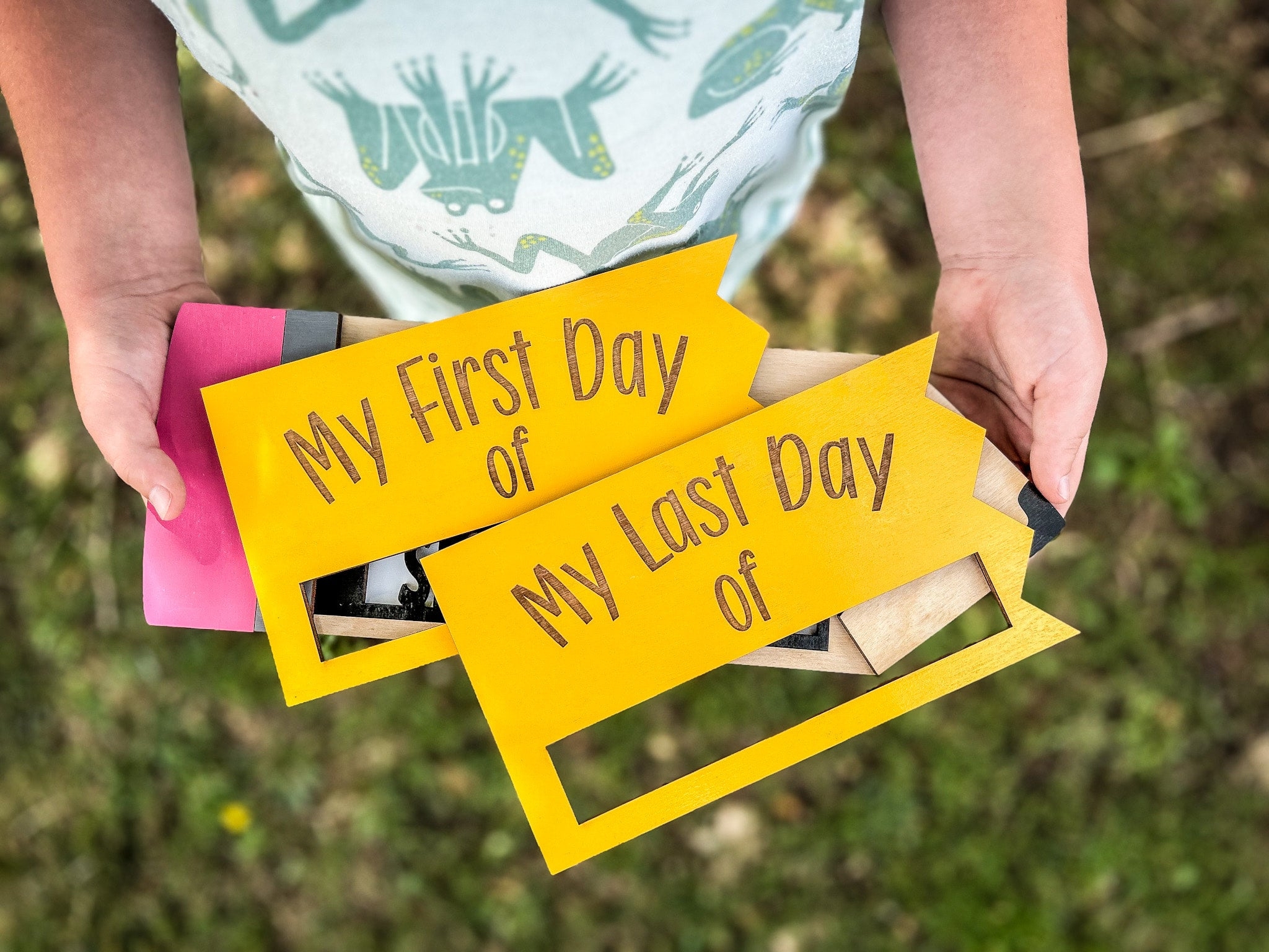 Interchangeable First Day Last Day Sign The Mulberry Patch