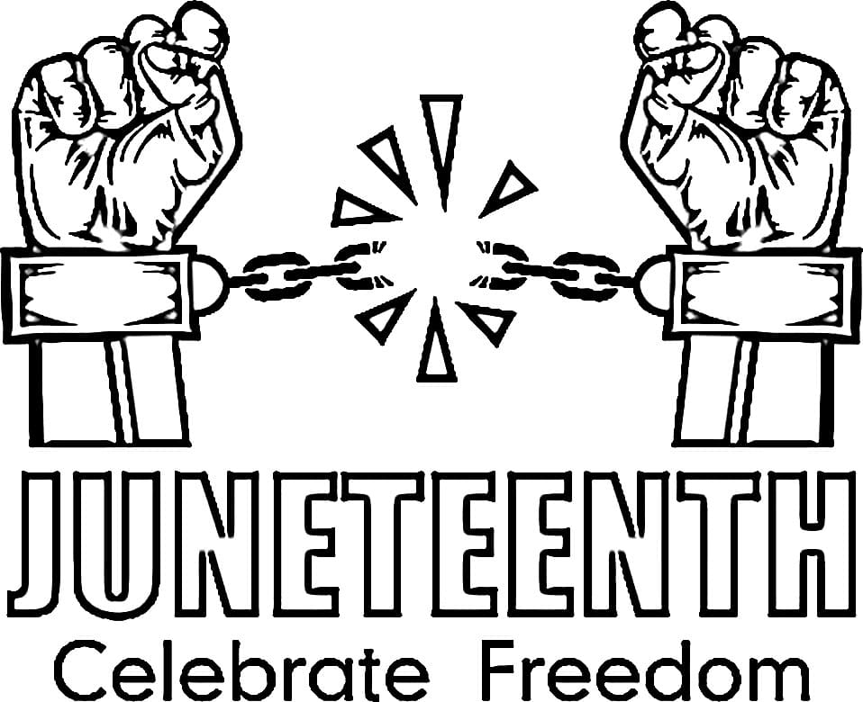 Juneteenth Coloring Page