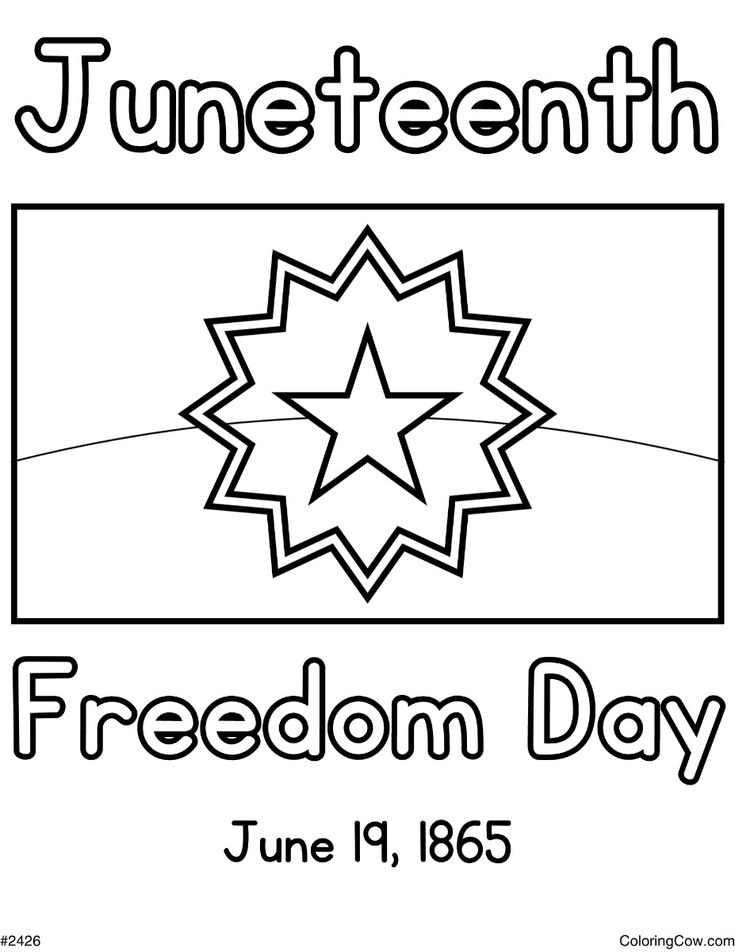 Juneteenth Flag Coloring Page Flag Coloring Pages Coloring Pages