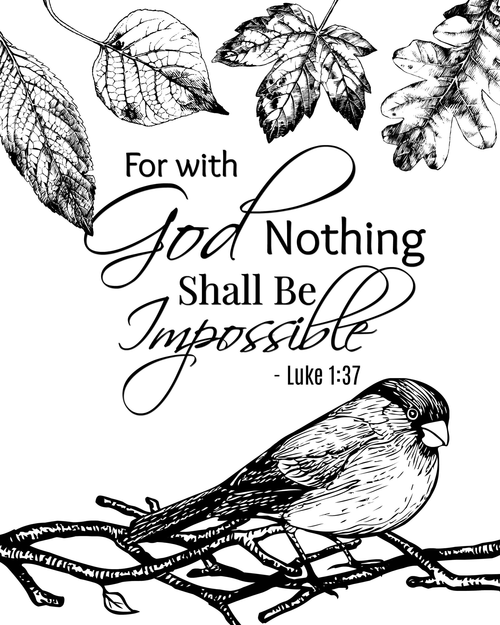 Kjv Bible Verse Coloring Pages Printable
