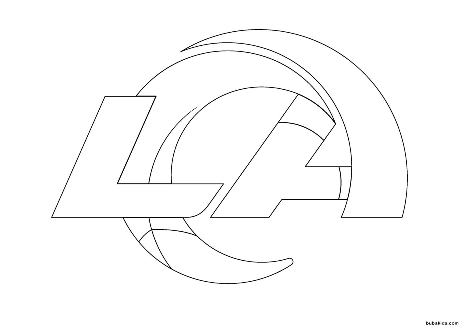 La Rams Coloring Pages Coloring Pages