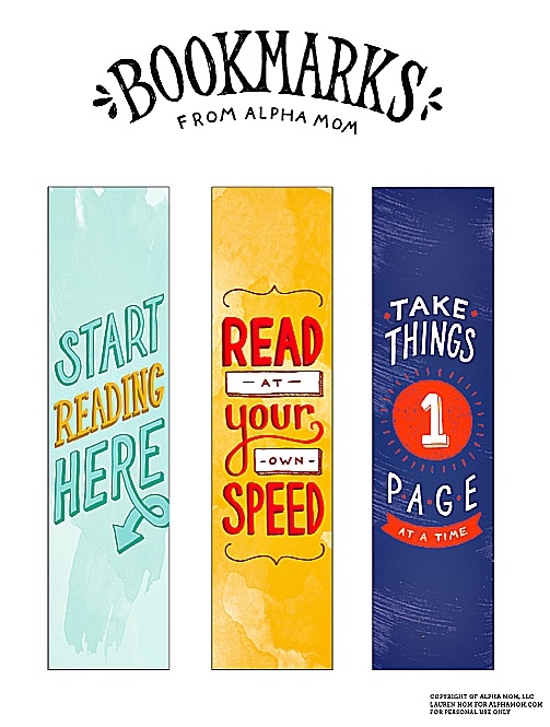 Laine Design More Free Bookmark Printables 