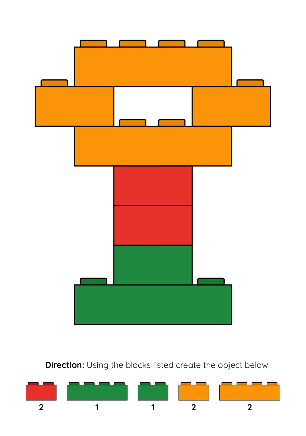 Lego Man Template For Creative Fun
