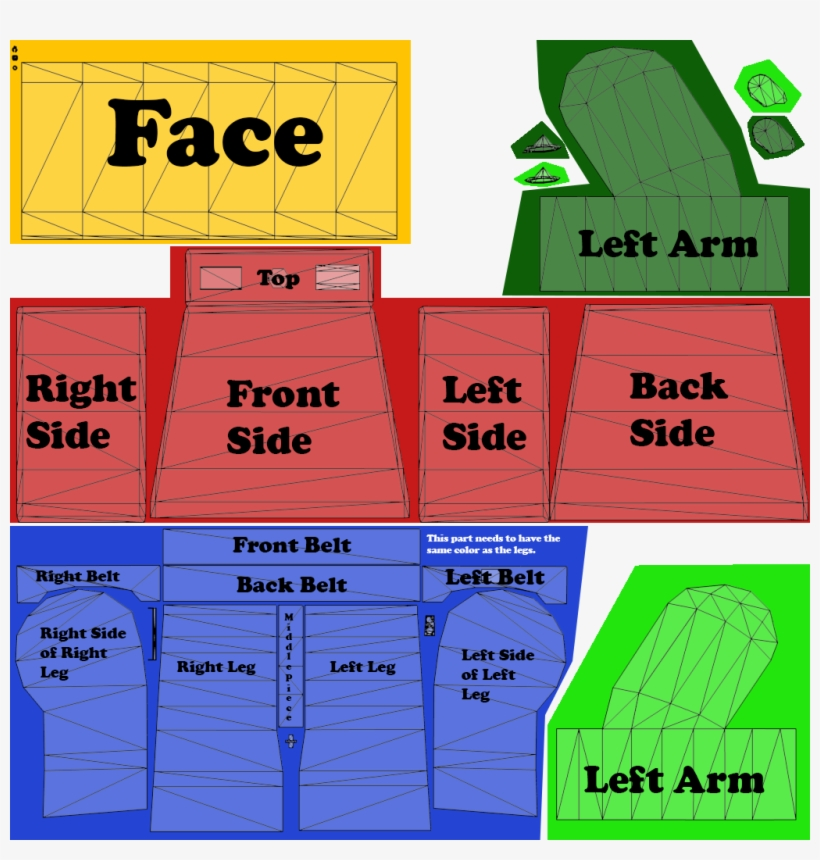 Lego Minifig Printable Template