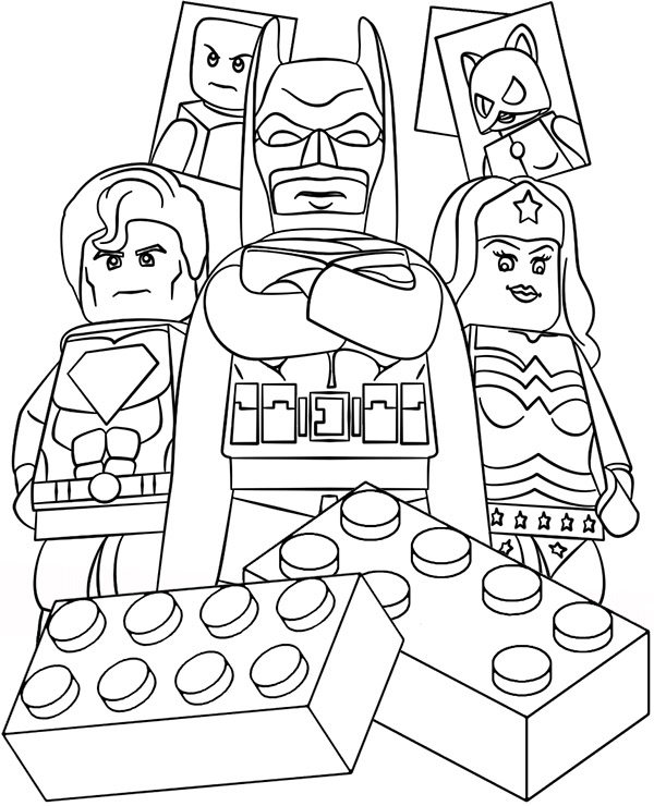 Lego World Colouring Pages
