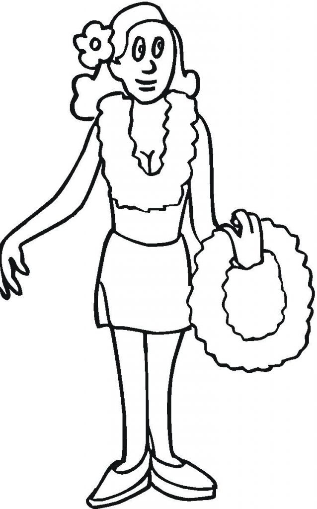 Luau Coloring Pages For Kids ColoringMe