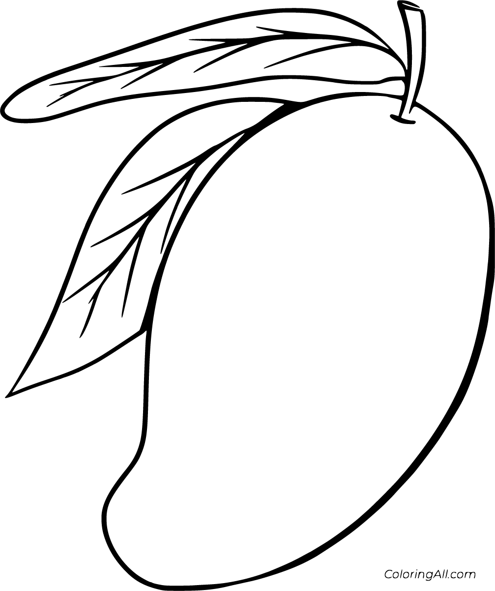 Mango Coloring Pages 15 Free Printables ColoringAll