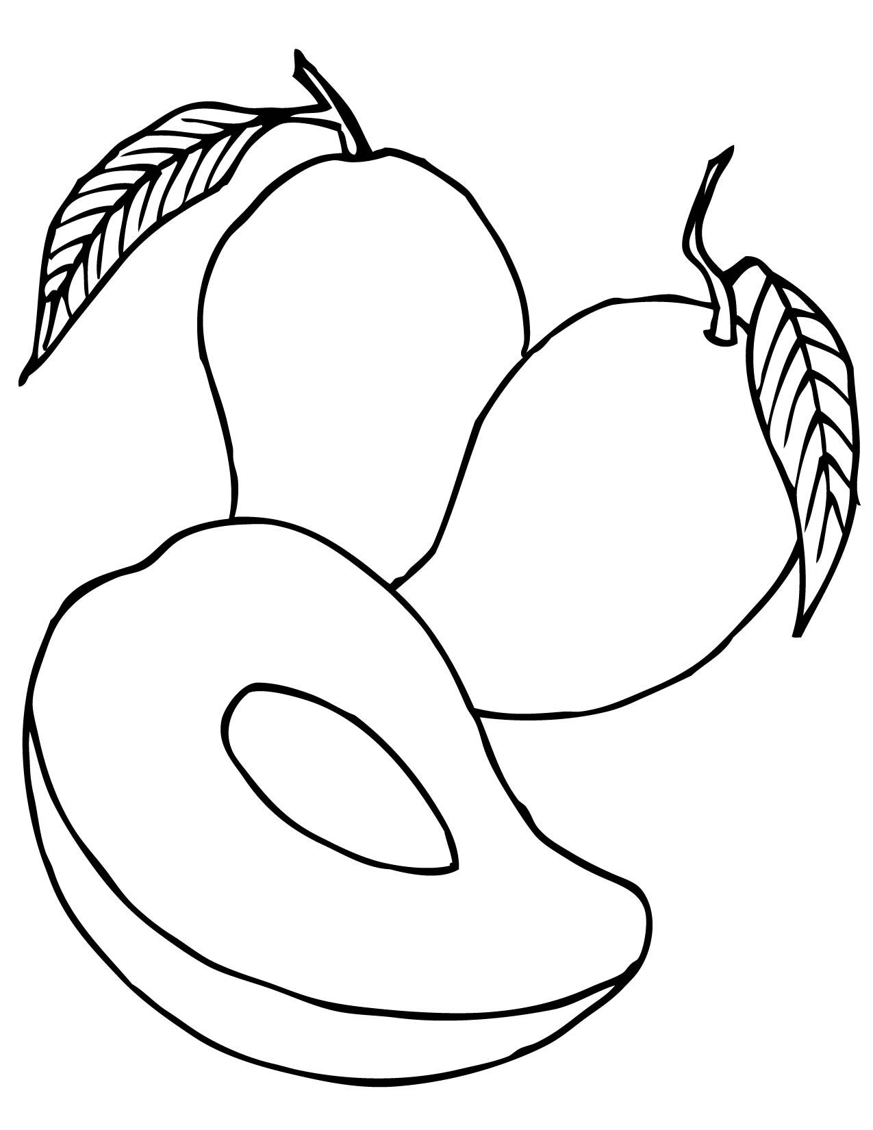Mango Coloring Pages Coloring Home