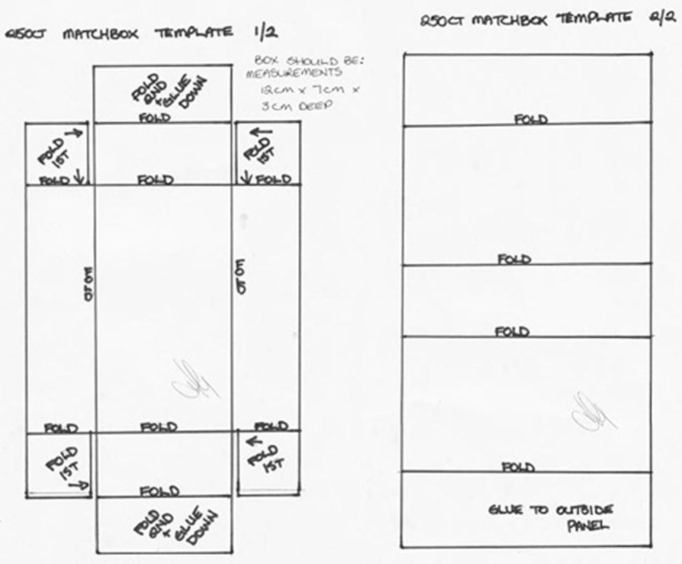 Match Box Template